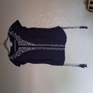 Short Sleeve Floral Patterned Shirt